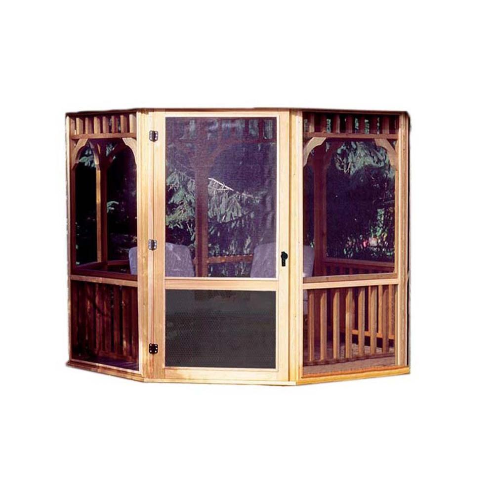 Handy Home Products Gazebo Screens With Door Kit 19936 3 The