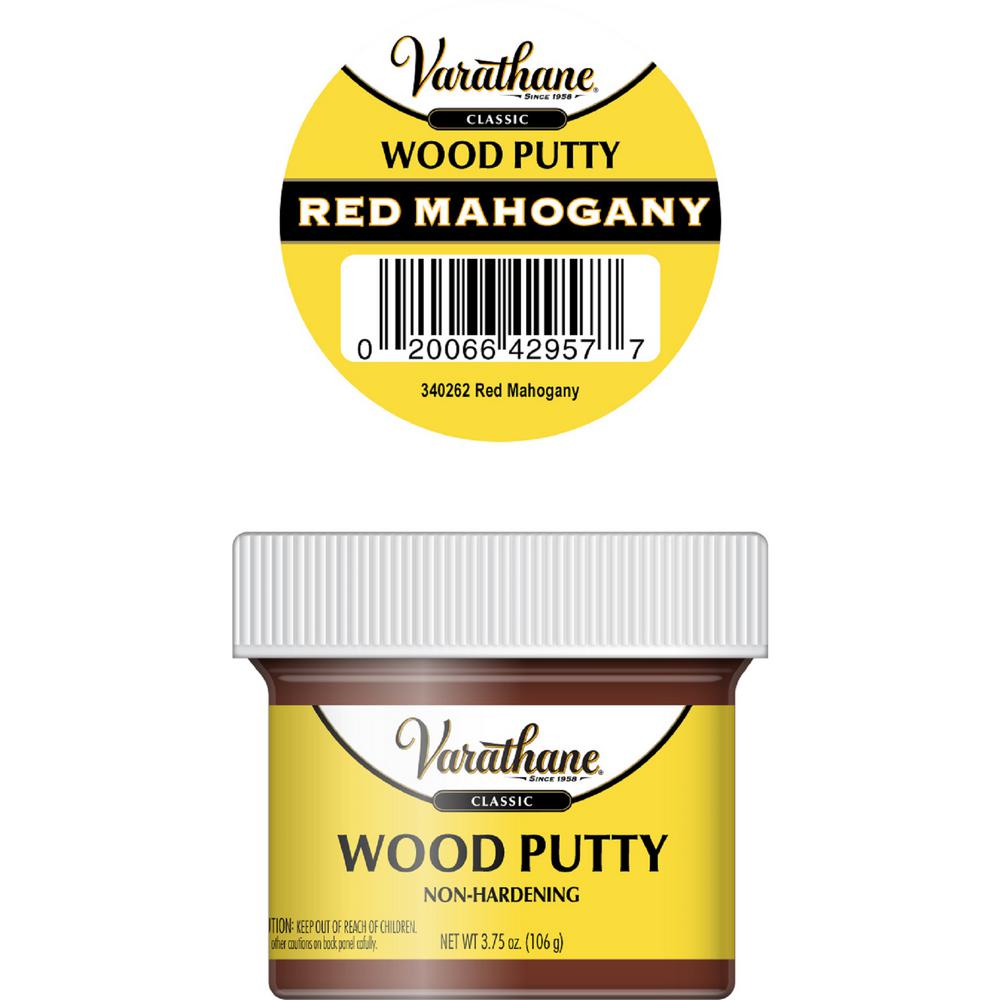 Varathane 3.75 oz. Red Mahogany Wood Putty (6-Pack)-340262 ...
