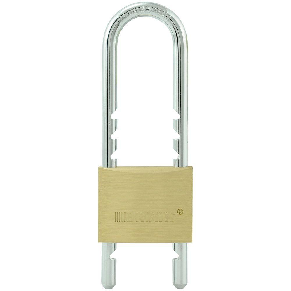 Brinks Home Security 50 mm Brass Padlock with Adjustable Shackle by Brinks Home Security