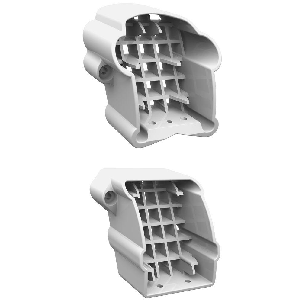 Veranda White Extra Premier Rail Stair Bracket Kit73013838 The Home