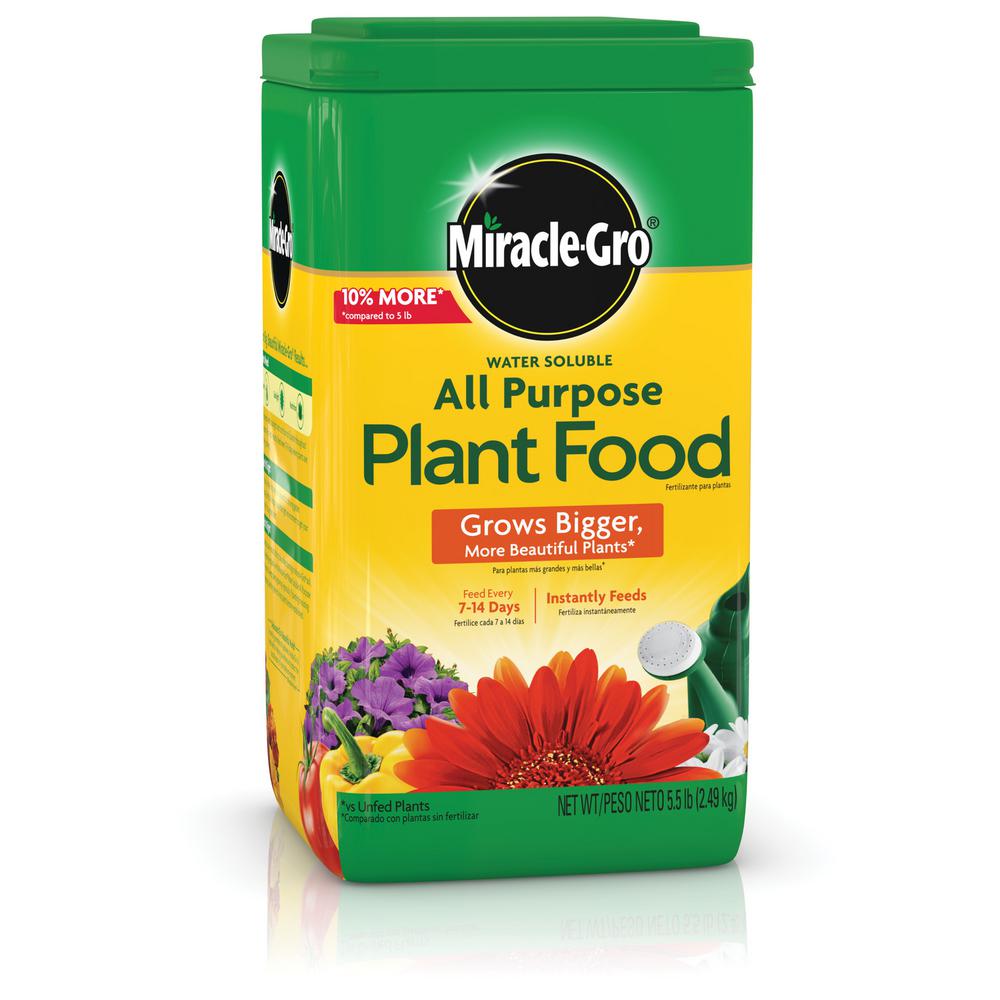 Miracle Gro Water Soluble 5 Lb All Purpose Plant Food 1001232 The Miracle Gro Water Soluble 5 Lb All Purpose Plant Food