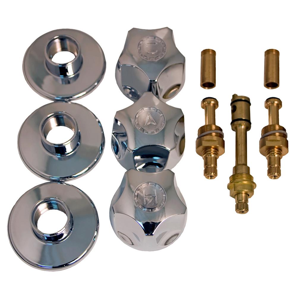 Lincoln Products Tub and Shower Rebuild Kit for American Brass 3-Handle ...