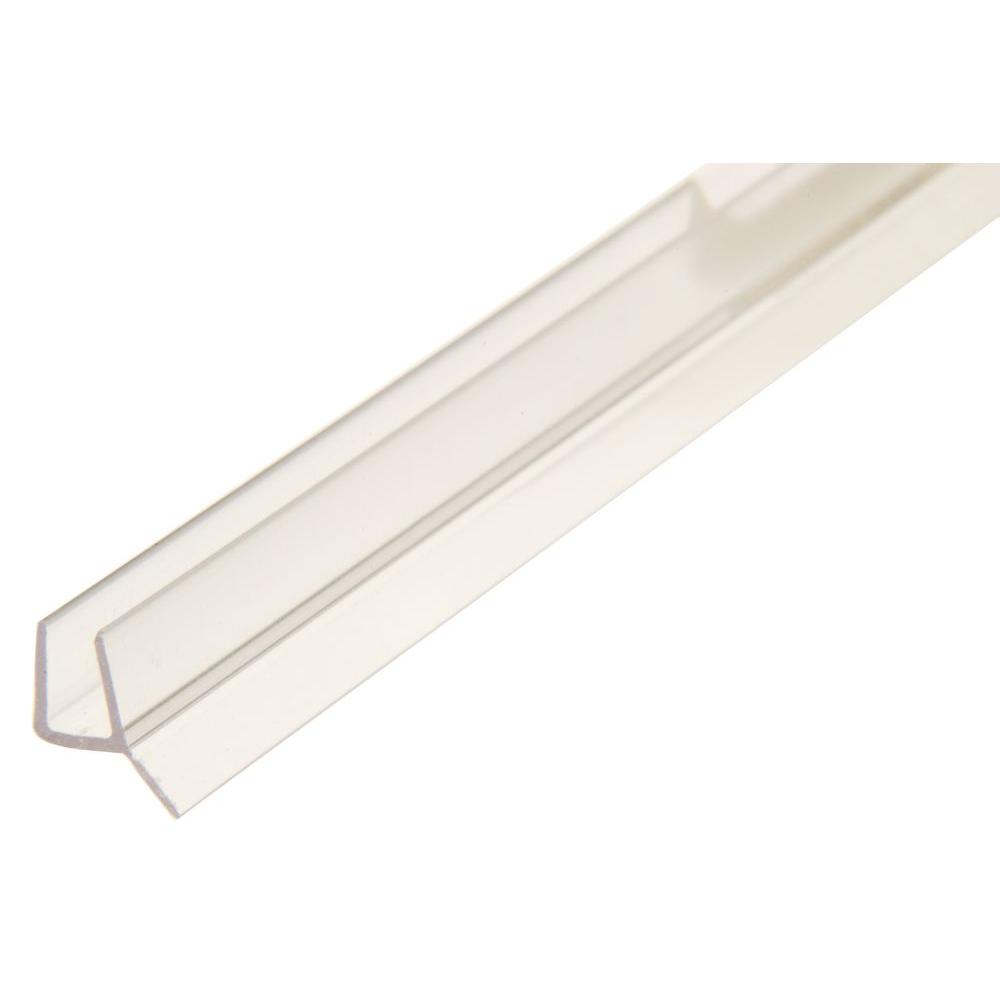 Showerdoordirect 98 in. L Frameless Shower Door Seal with Wipe for 1/2 ...