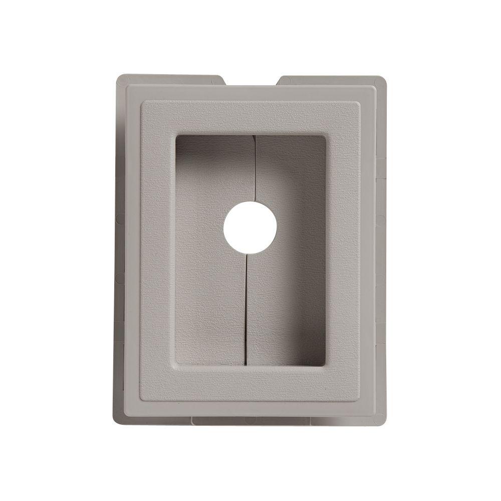 Ply Gem Pewter Split Recessed Mounting BlockMBLKRHNPH The Home Depot