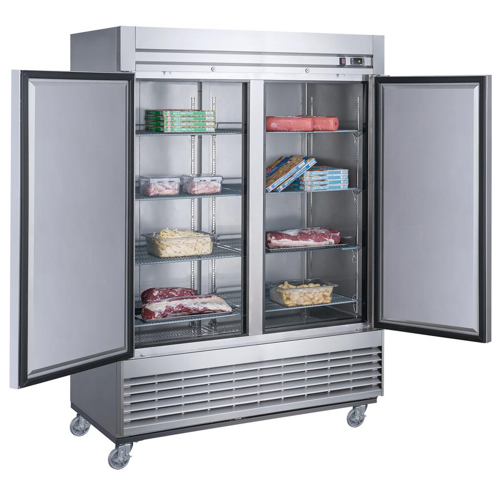 Stainless Steel Elite Kitchen Supply Commercial Freezers Eks E60f 31 1000 