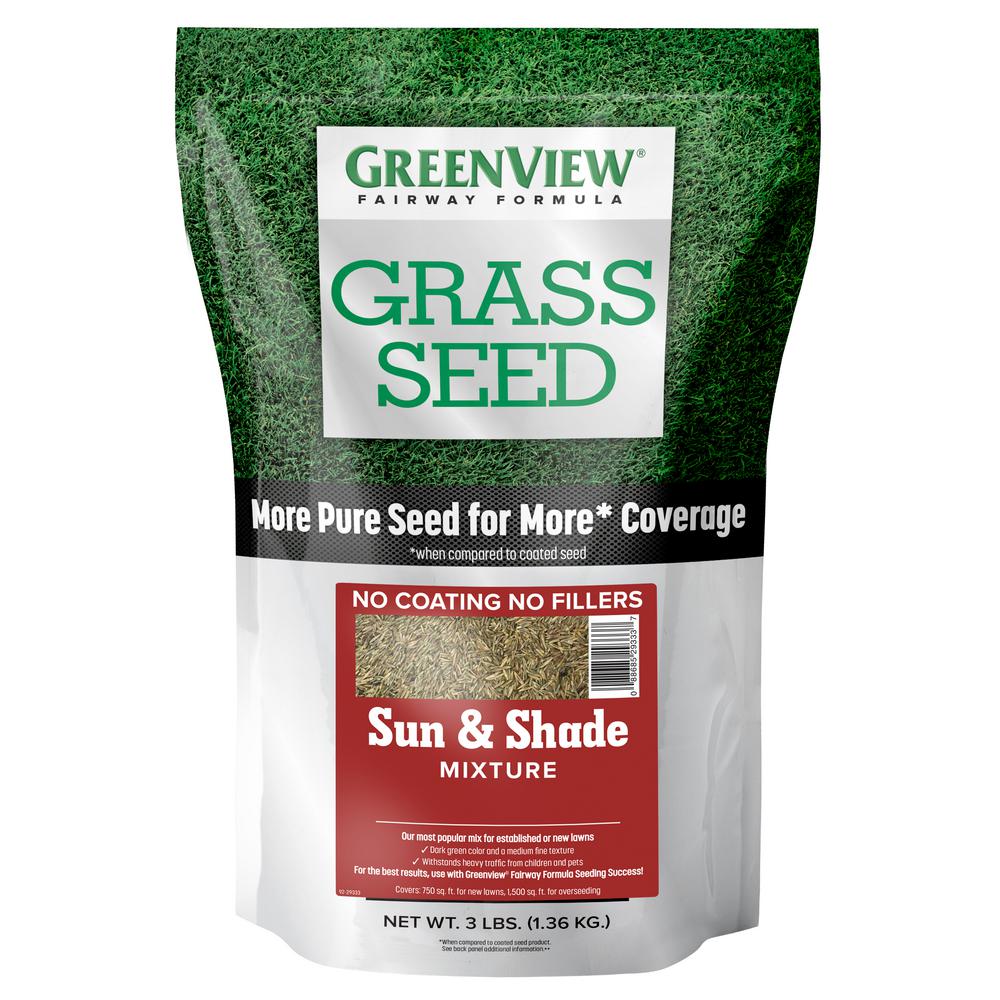GreenView 7 lbs. Fairway Formula Grass Seed Sun and Shade Mixture2829337 The Home Depot
