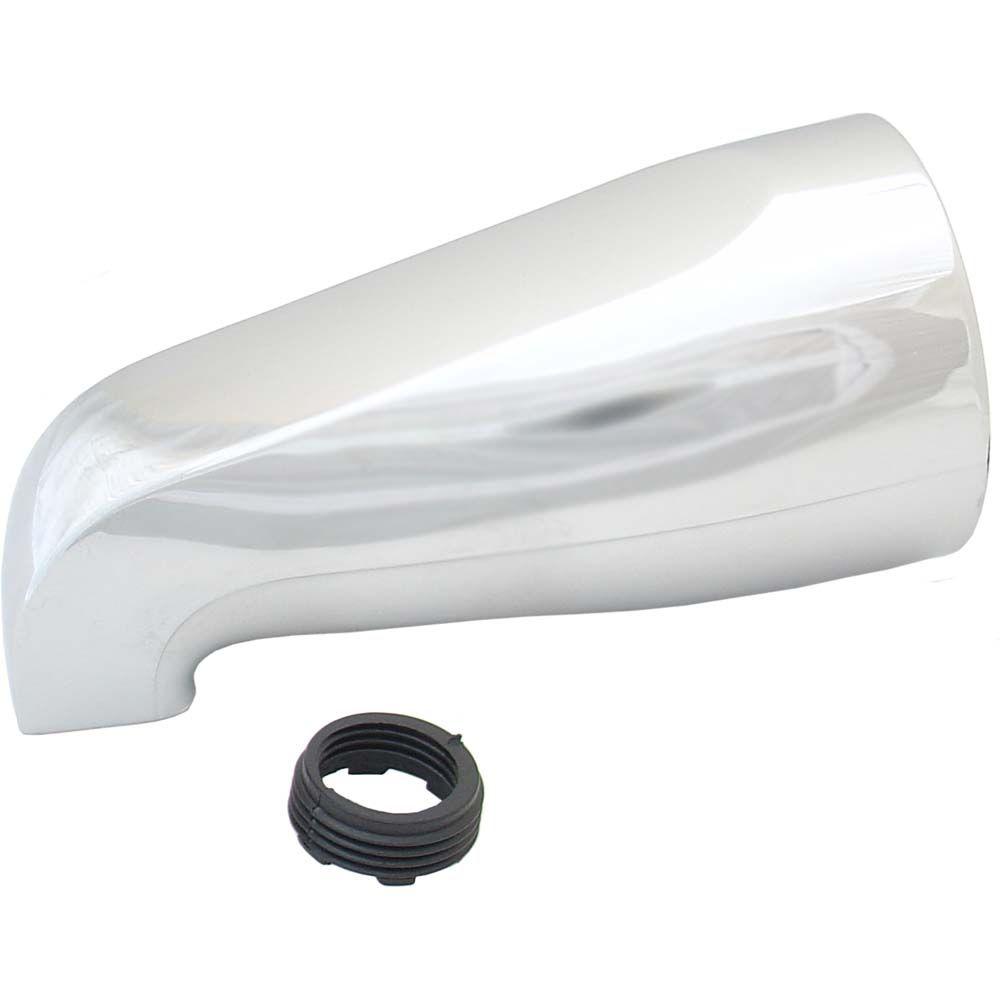 Tub Spouts Shower And Bathtub Parts Repair The Home Depot Tub Filler Spout In Chrome