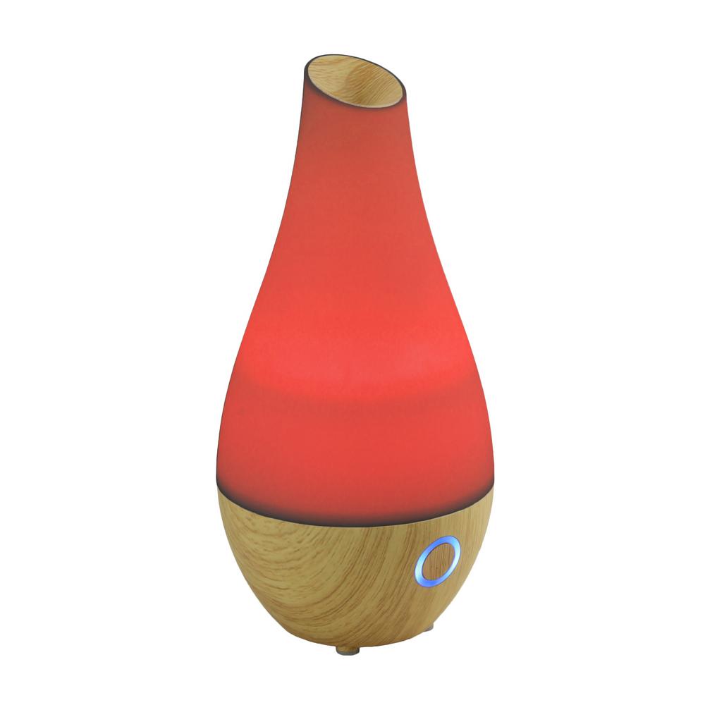 Comfort Zone 3 55 Fl Oz Ultrasonic Aroma Essential Oil Diffuser With Soothing Cool Mist And Led Features Czad10 The Home Depot