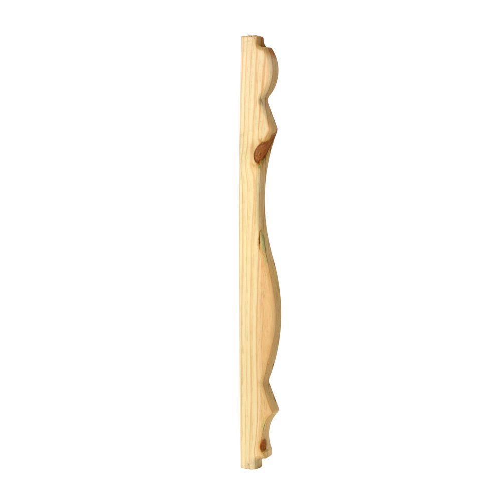 Wood None Balusters Spindles Deck Railings The Home Depot
