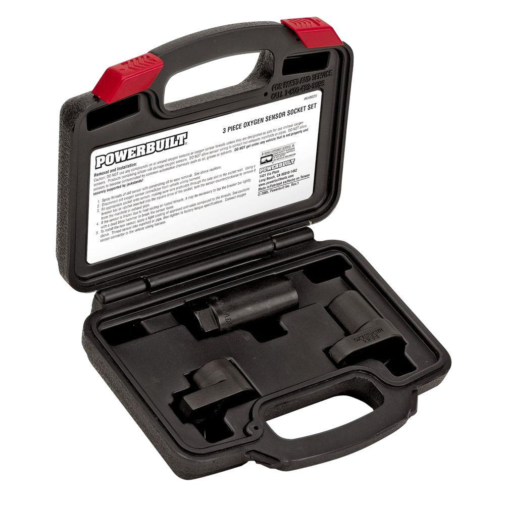 Powerbuilt Oxygen Sensor Socket Set648625 The Home Depot
