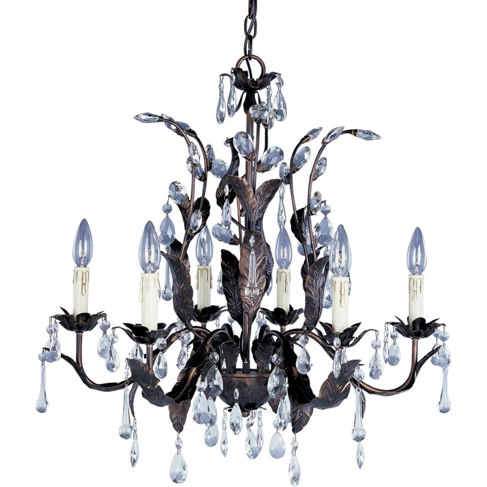 Maxim Lighting Grove 6 Light Oil Rubbed Bronze Chandelier 8835oi Maxim Lighting Grove 6 Light Oil Rubbed Bronze Chandelier