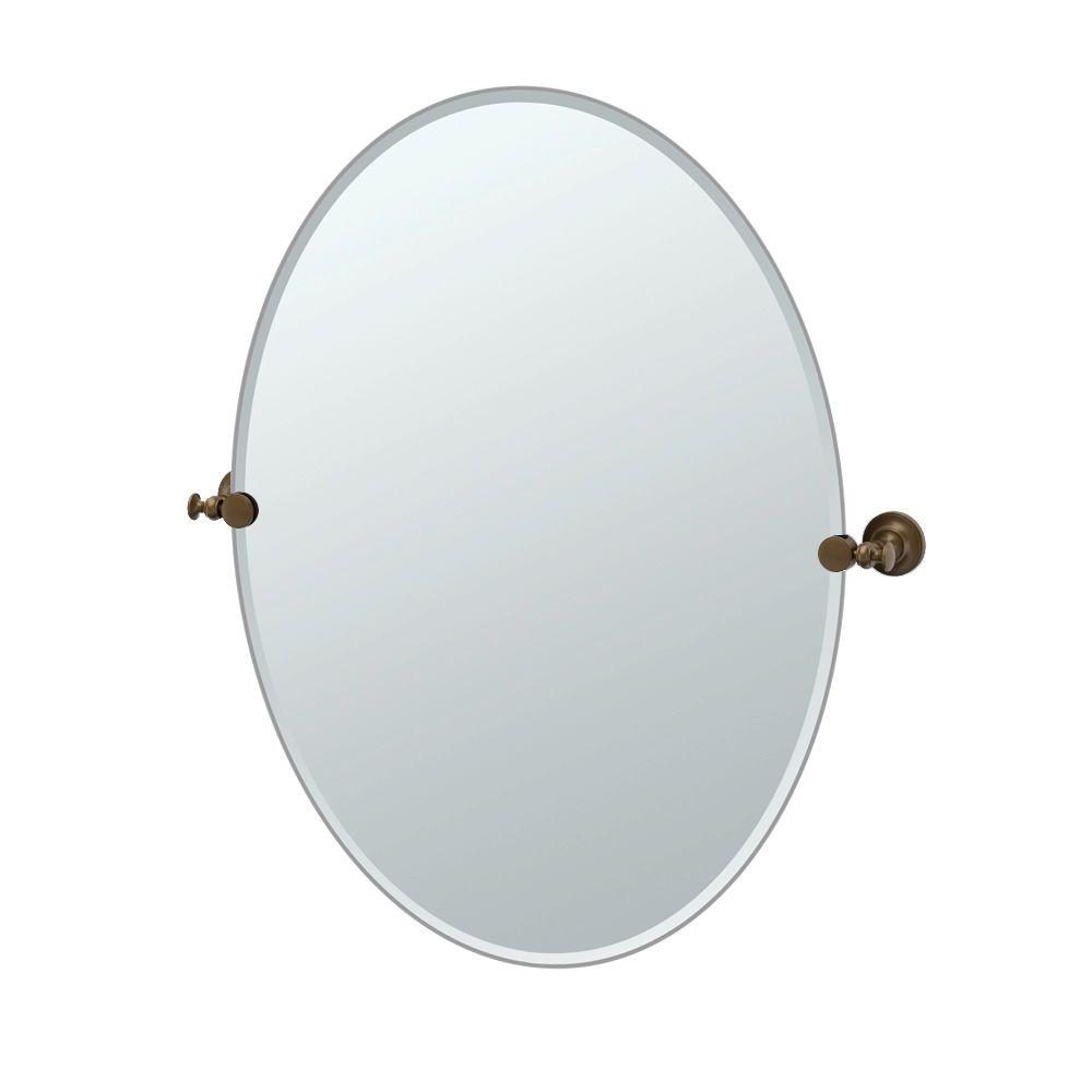 Gatco Tavern 32 In L X 29 W Large Oval Wall Mirror 4039lg The W Large Oval Wall Mirror