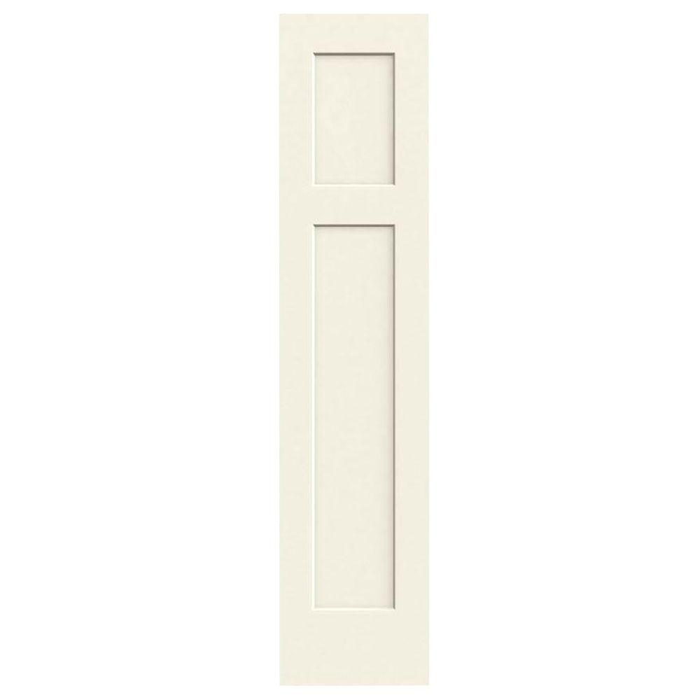 Jeld Wen 18 In X 80 Craftsman Vanilla Painted Smooth Molded 18 In X 80 Craftsman Vanilla Painted Smooth Molded Composite Mdf Interior Door Slab