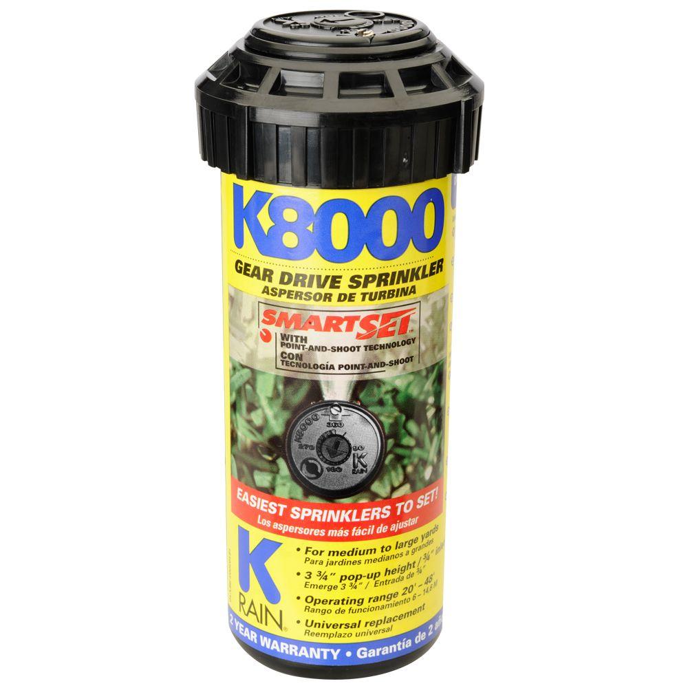 K-Rain K8000 Professional Pop-Up Gear-Drive Sprinkler by K-Rain