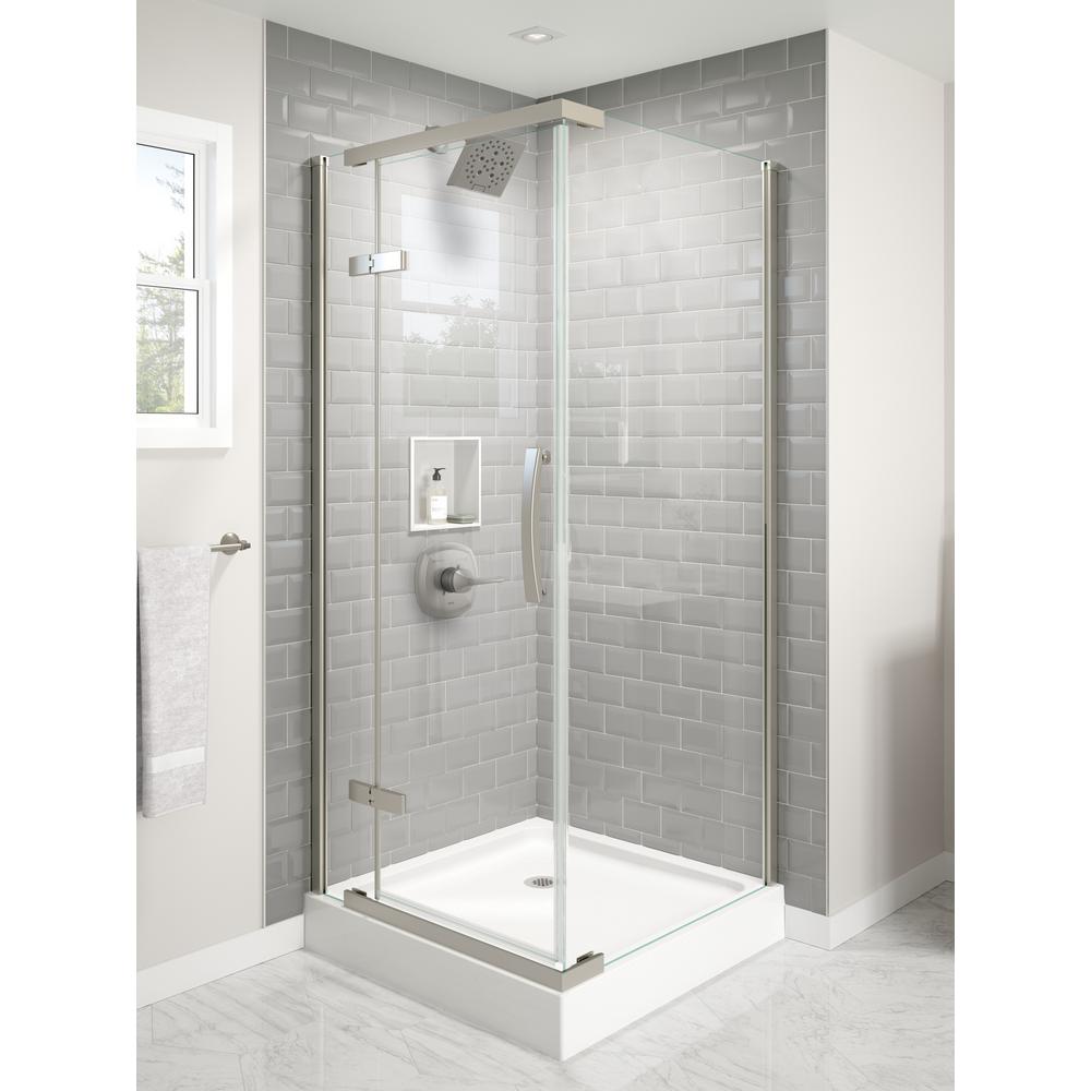 Frameless Shower Stalls Kits Showers The Home Depot - 36×36 Corner Shower Frameless Shower Stalls Kits Showers The Home Depot - 36×36 Corner Shower