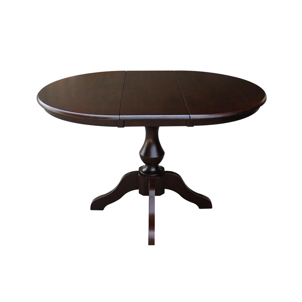 International Concepts Olivia Mocha Oval Solid Wood Pedestal Dining International Concepts Olivia Mocha Oval Solid Wood Pedestal Dining Table
