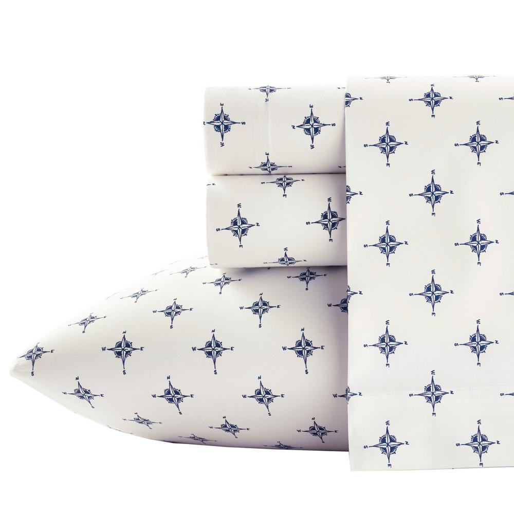 navy patterned hand towels