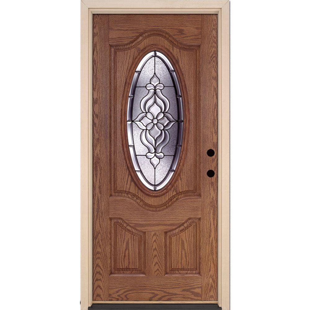 Feather River Doors 37.5 in. x 81.625 in. Lakewood Patina
