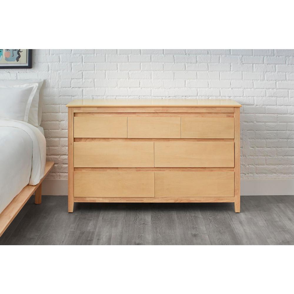 Stylewell Alanis Natural Finish Wood 7 Drawer Dresser 54 3 In W