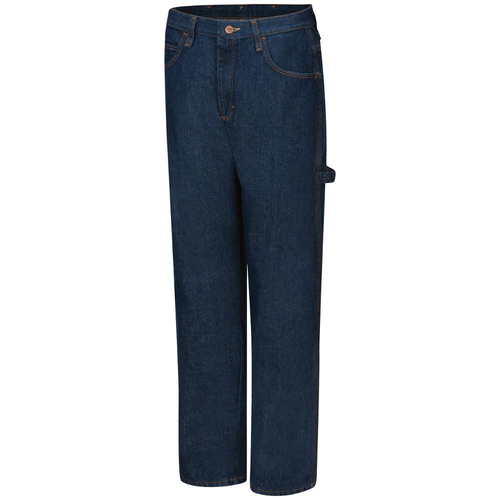 red kap relaxed fit carpenter jeans
