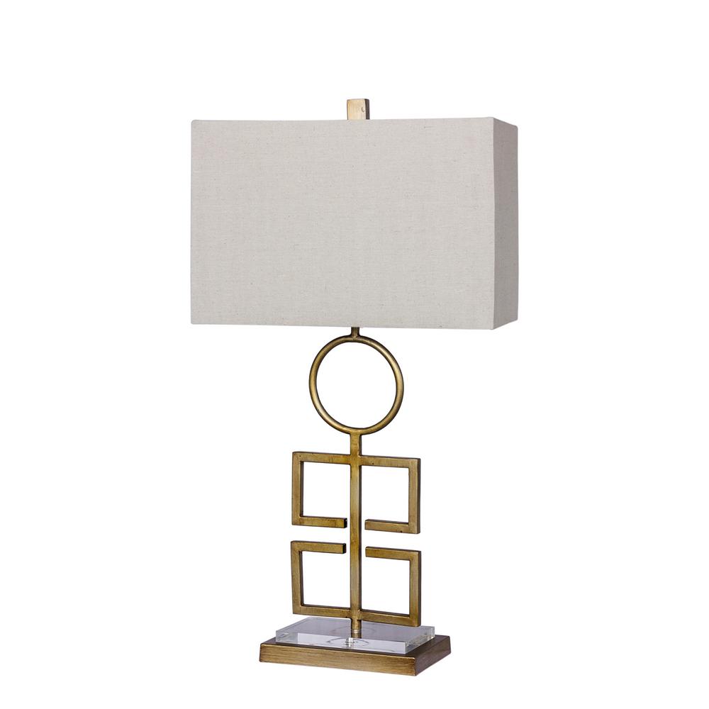 gold modern lamp