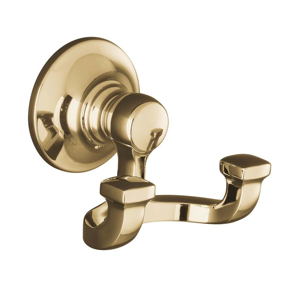 Gold Towel Hooks Bathroom Hardware The Home Depot