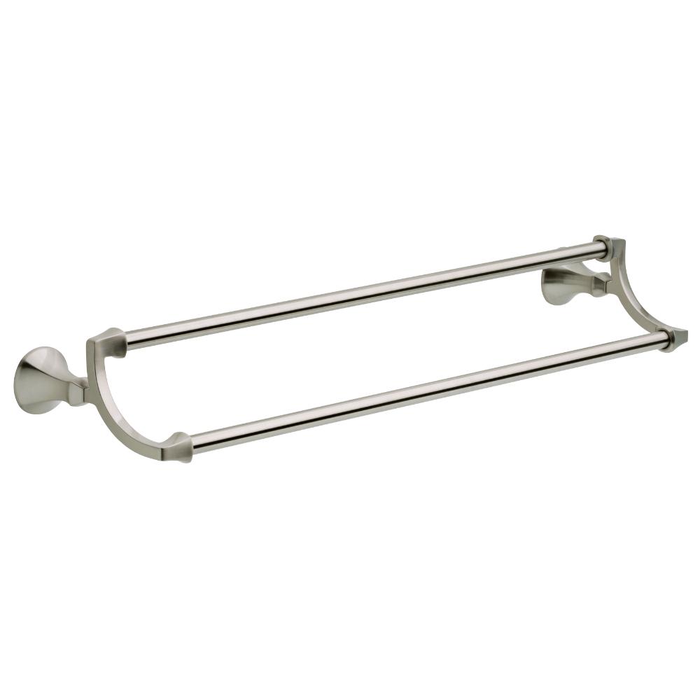 Delta Brushed Nickel Towel Bars Bathroom Hardware The Home Depot