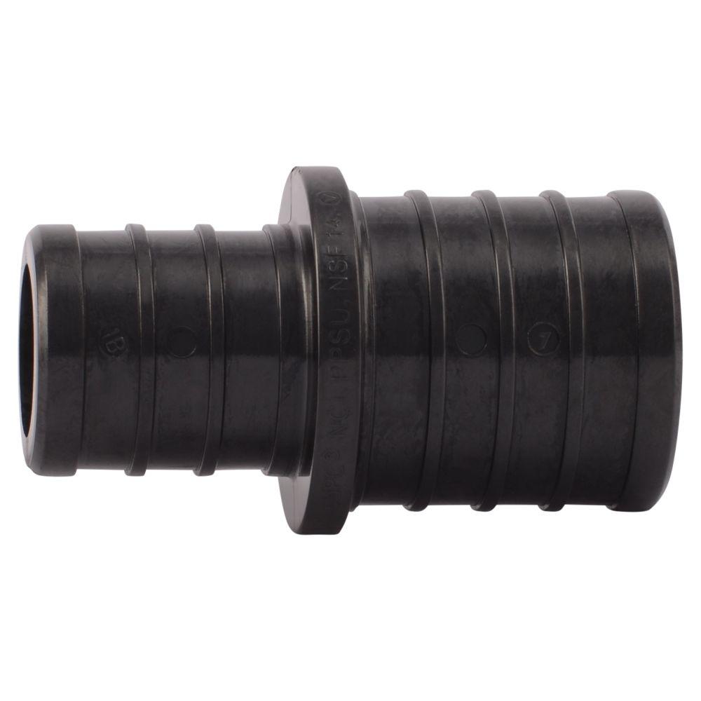 Sharkbite in plastic pex barb reducer