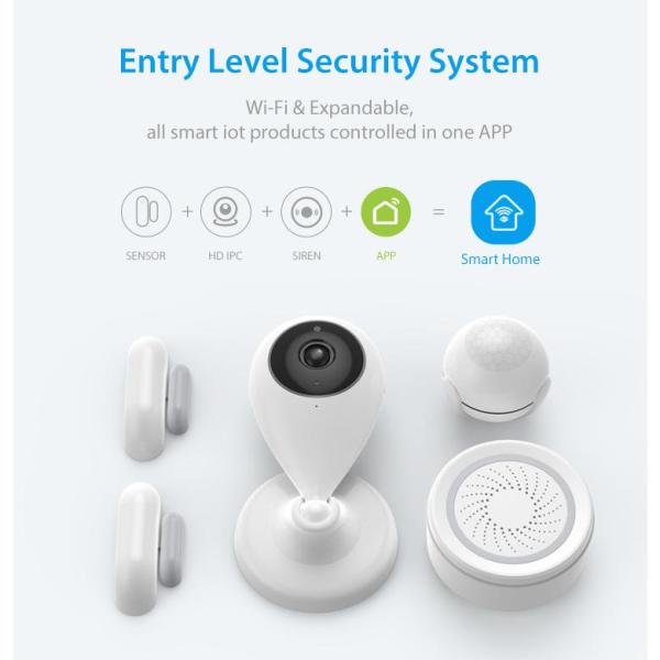 video alarm system for home