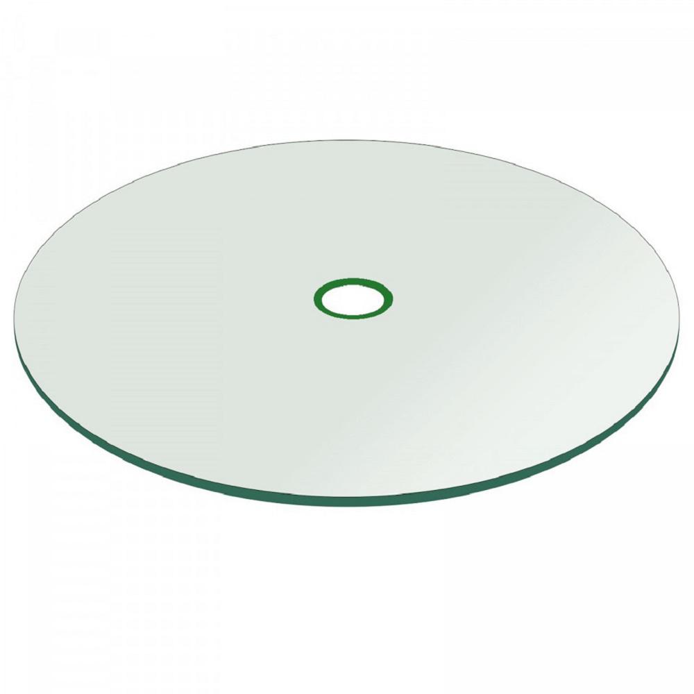 Table Top Furniture Parts Accessories Replacement Clear Round Patio Glass Table Top 1 4 In Thickness
