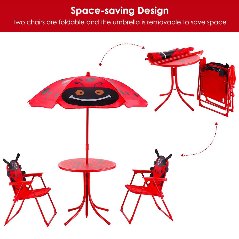 foldable table and chairs for kids