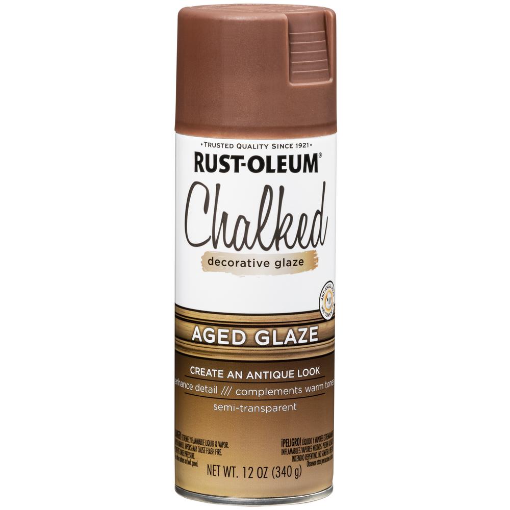 RustOleum 12 oz. Chalked Aged Decorative Glaze Spray350299 The Home