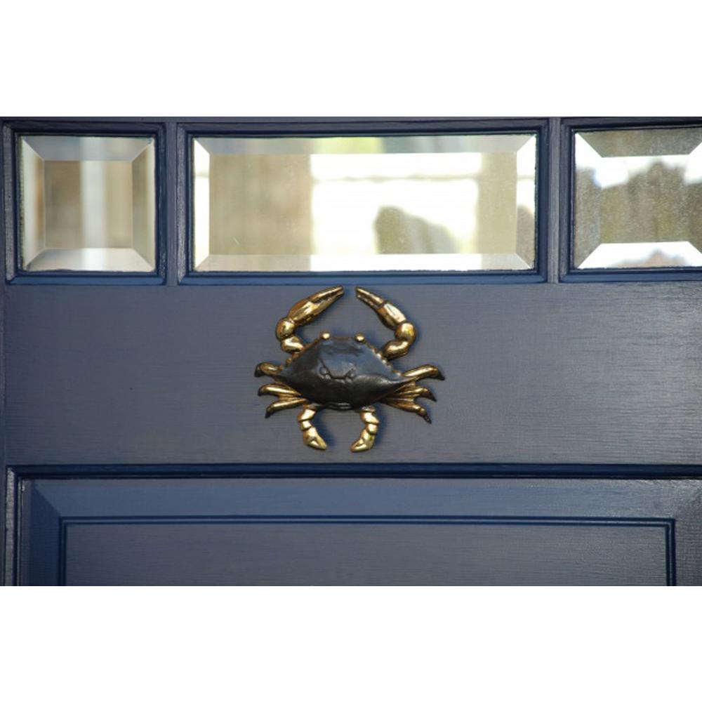 Michael Healy Brass Crab Door Knocker Mhs131 The Home Depot