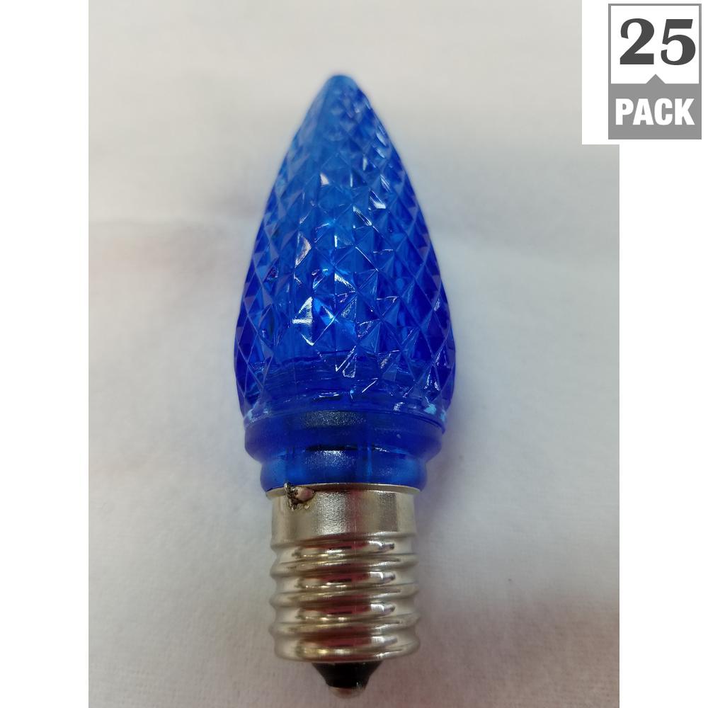 C9 Blue Led Light Bulb Pack Of 25 369004d2ho The Home Depot Internet 301875999 C9 Blue Led Light Bulb