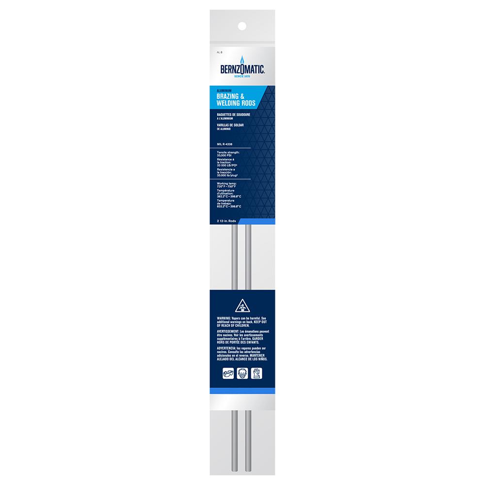 2.4 Mm /& 3.2 mm Flux Coated Brasage Rods usage général x 6