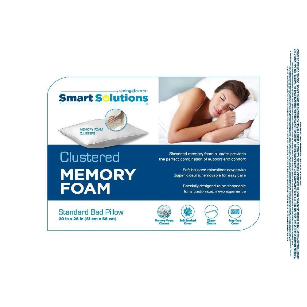 Springs Home Smart Solutions Memory Foam Standard Pillow 1627343