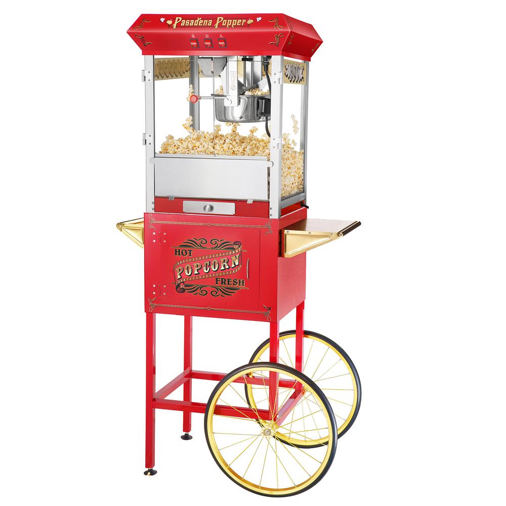 Great Northern Top Star 12 Oz Popcorn Machine 6208 The Home Depot   Antique Red Great Northern Popcorn Makers 6030 64 145 