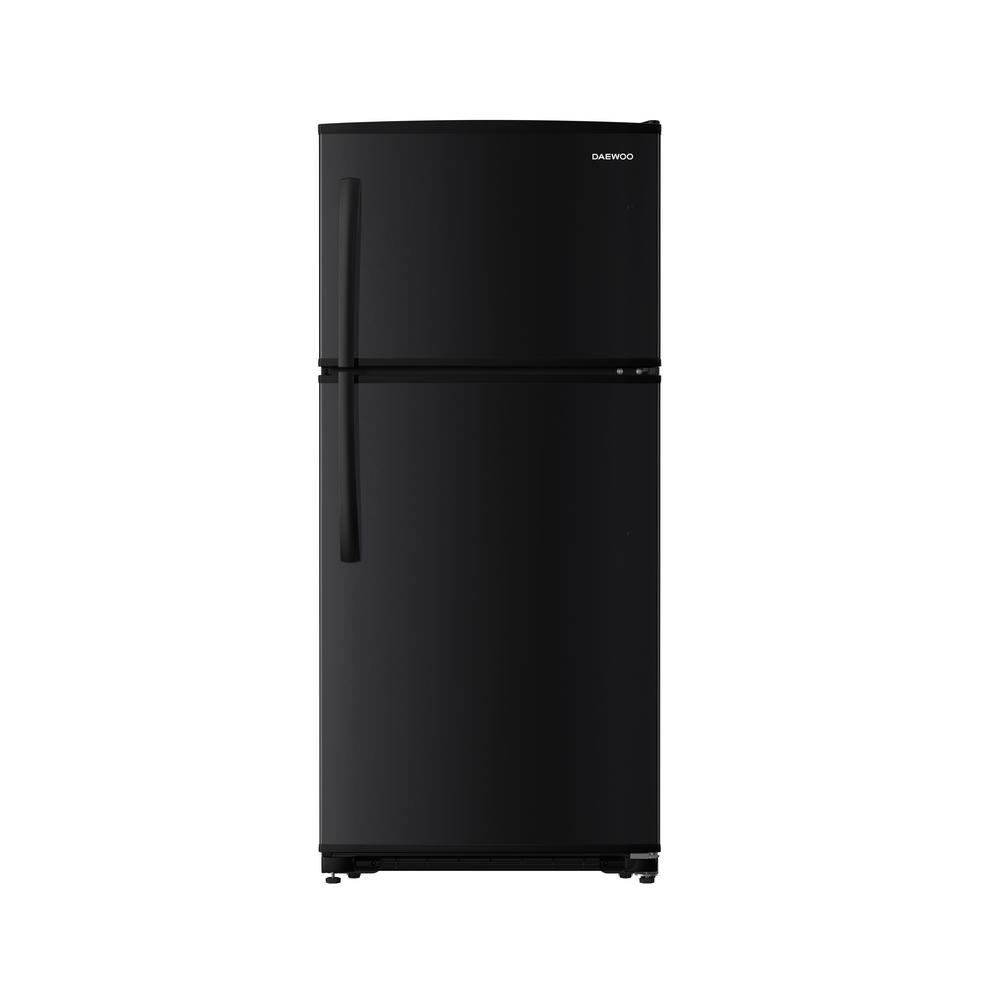 DAEWOO 21 cu. ft. SemiElectric Top Freezer Refrigerator in Black