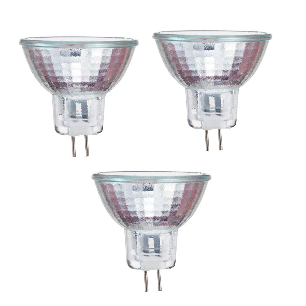 Philips 20 Watt Mr16 Halogen 12 Volt Spot Dimmable Light Bulb 3 Pack 415687 The Home Depot