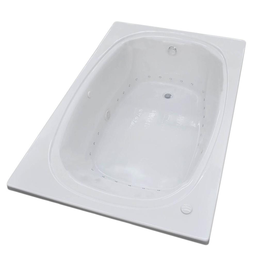 Universal Tubs Peridot 6 Ft Acrylic Rectangular Drop In Whirlpool Universal Tubs Peridot 6 Ft Acrylic Rectangular Drop In Whirlpool Air Bathtub White