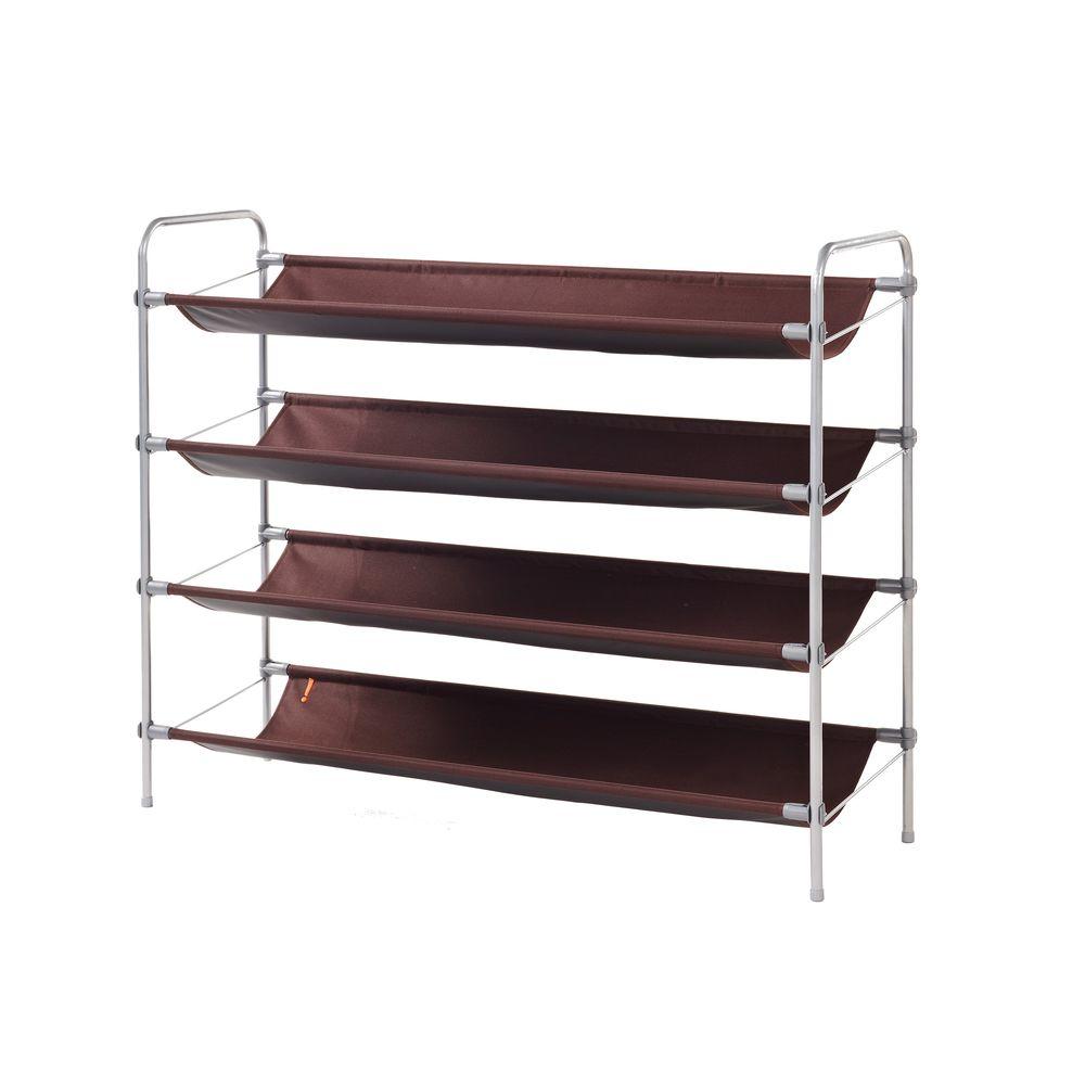 Neatfreak 4 Tier 16 Pair Fashion Shoe Organizer 07955 55433c 003c003 The Home Depot