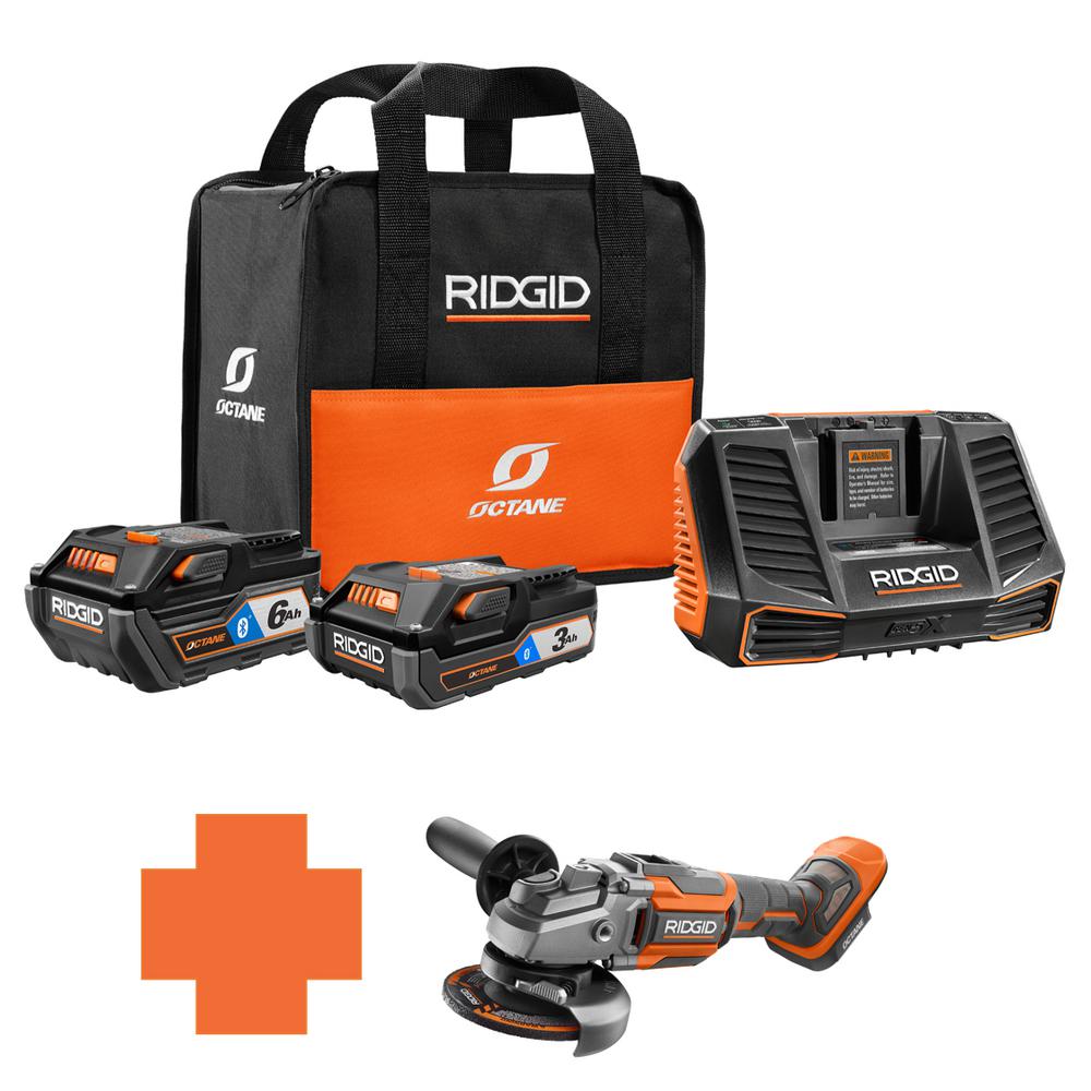 Tool Review Ridgid 18V Octane Angle Grinder Her Tool Belt