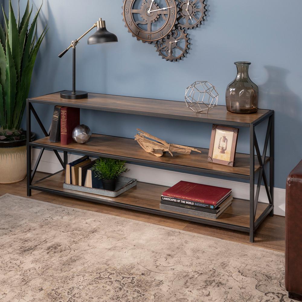 Walker Edison Furniture Company 60 In X Frame Metal And