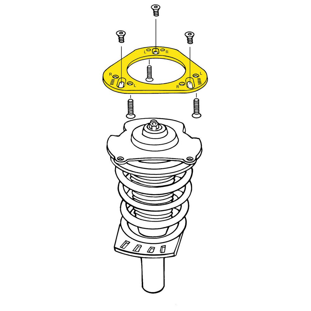 Moog Alignment Camber Plate FrontK8991 The Home Depot