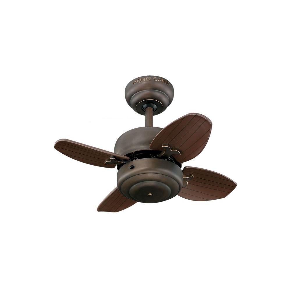 Monte Carlo Mini 20 in. Roman Bronze Ceiling Fan4MC20RB The Home Depot