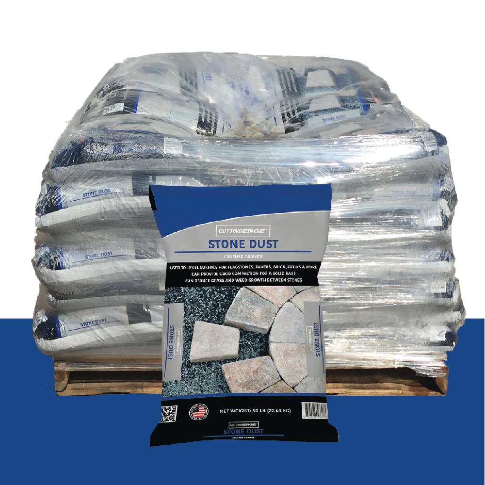 bags of crushed stone