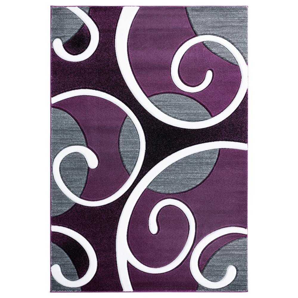 United Weavers Bristol Riley Plum 2 Ft 7 In X 4 Area Rug Bristol Riley Plum 2 Ft 7 In X 4 Area Rug