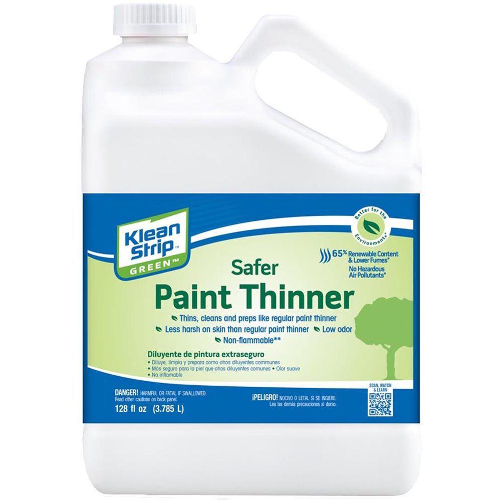 KleanStrip 1 gal. Green Safer Paint ThinnerGKGP75011 The Home Depot