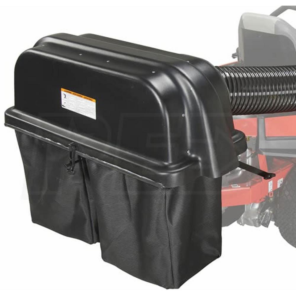 Lawn Mower Baggers Riding Tractor Attachments The Home Depot 2 Bucket Cloth Bags Bagger Grass