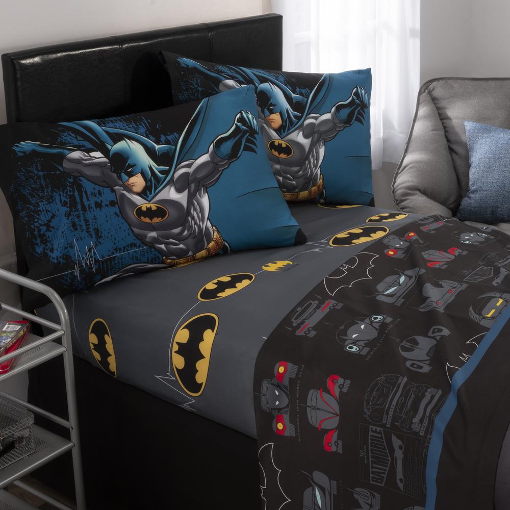 Batman Guardian Speed 6 Piece Multicolored Full Bed In A Bag Set